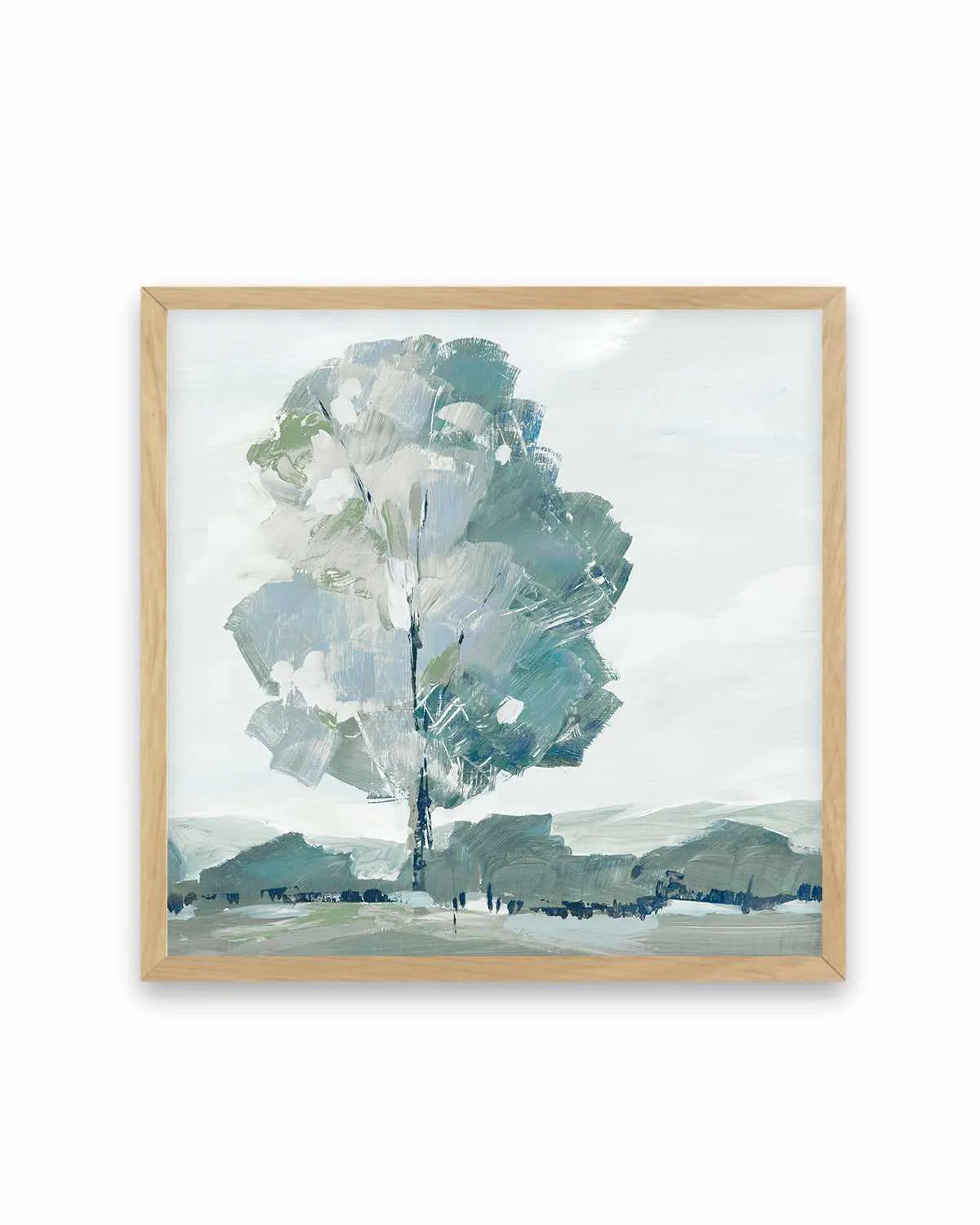 Blue Tree Forest I Art Print from Olive et Oriel where you can shop wallpaper and artworks online