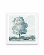 Blue Tree Forest I Art Print