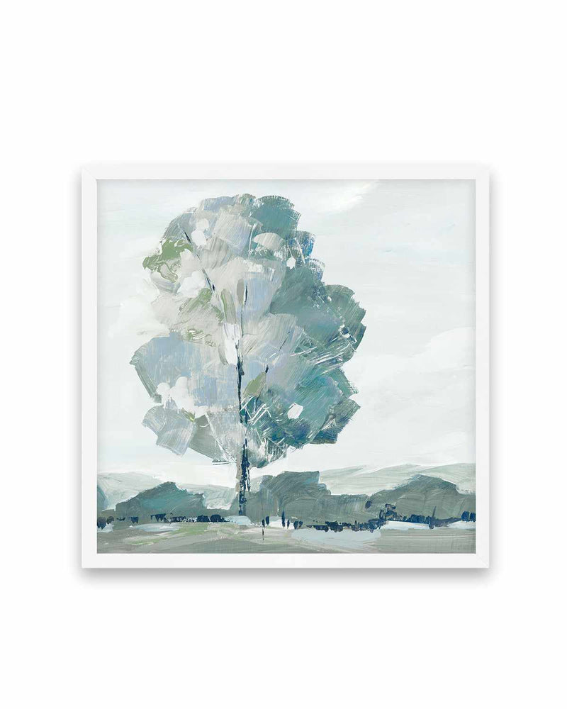 Blue Tree Forest I Art Print