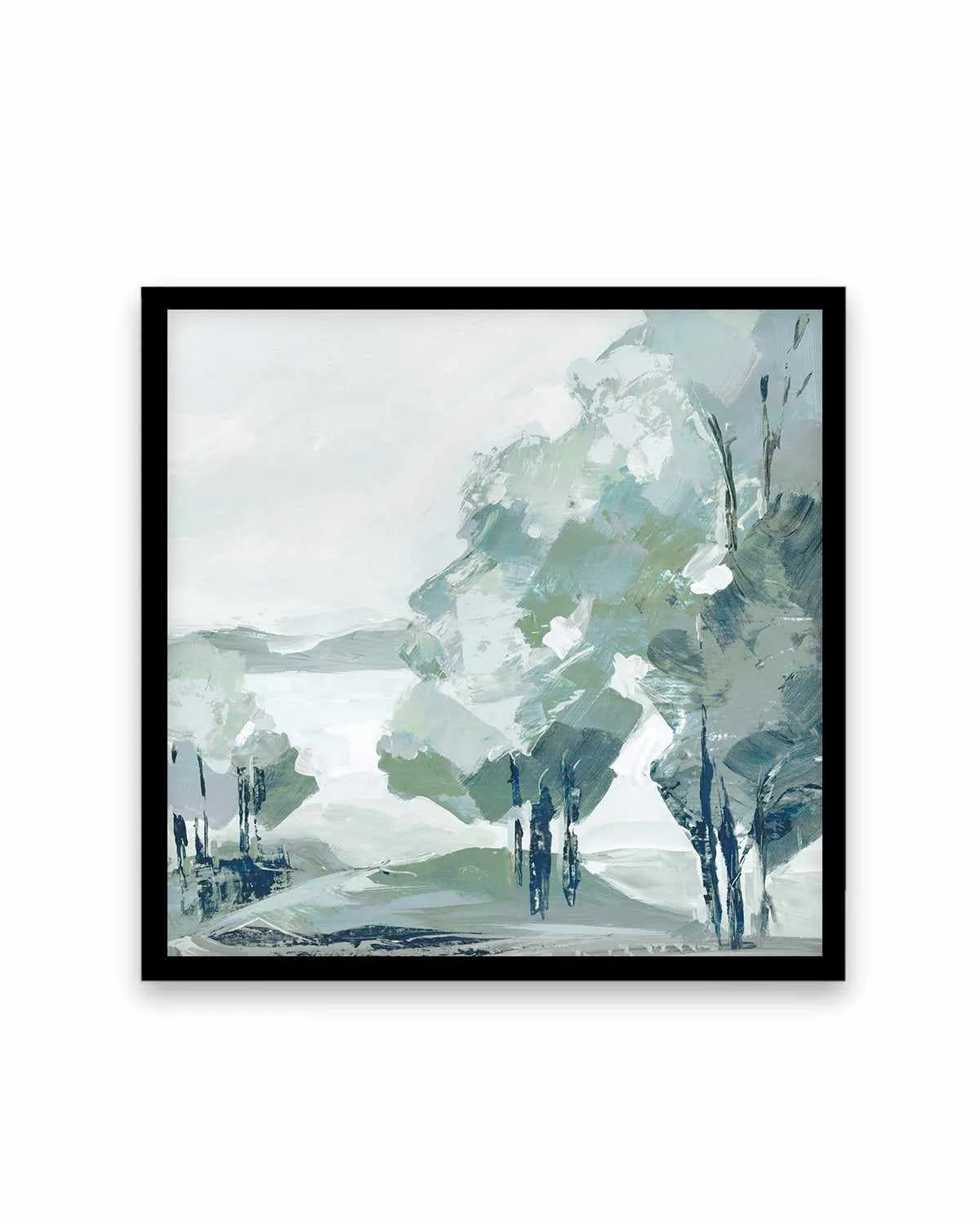 Blue Tree Forest II Art Print from Olive et Oriel where you can shop wallpaper and artworks online