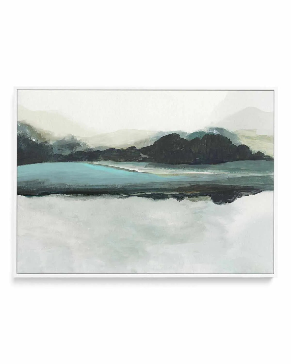 Blue View | Framed Canvas Art Print from Olive et Oriel where you can shop wallpaper and artworks online