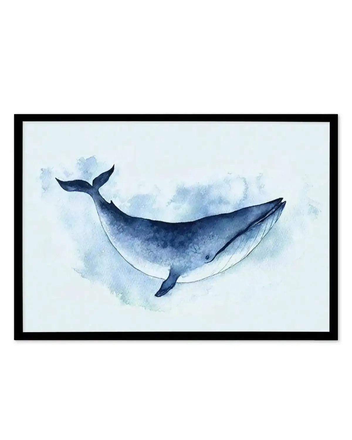 Blue Whale | LS Art Print from Olive et Oriel where you can shop wallpaper and artworks online