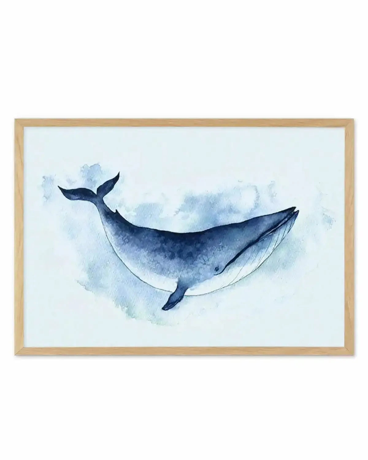 Blue Whale | LS Art Print from Olive et Oriel where you can shop wallpaper and artworks online