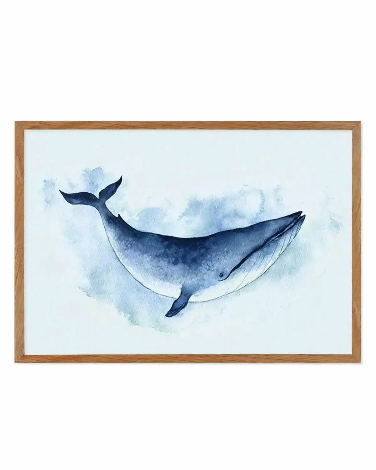 Blue Whale | LS Art Print from Olive et Oriel where you can shop wallpaper and artworks online