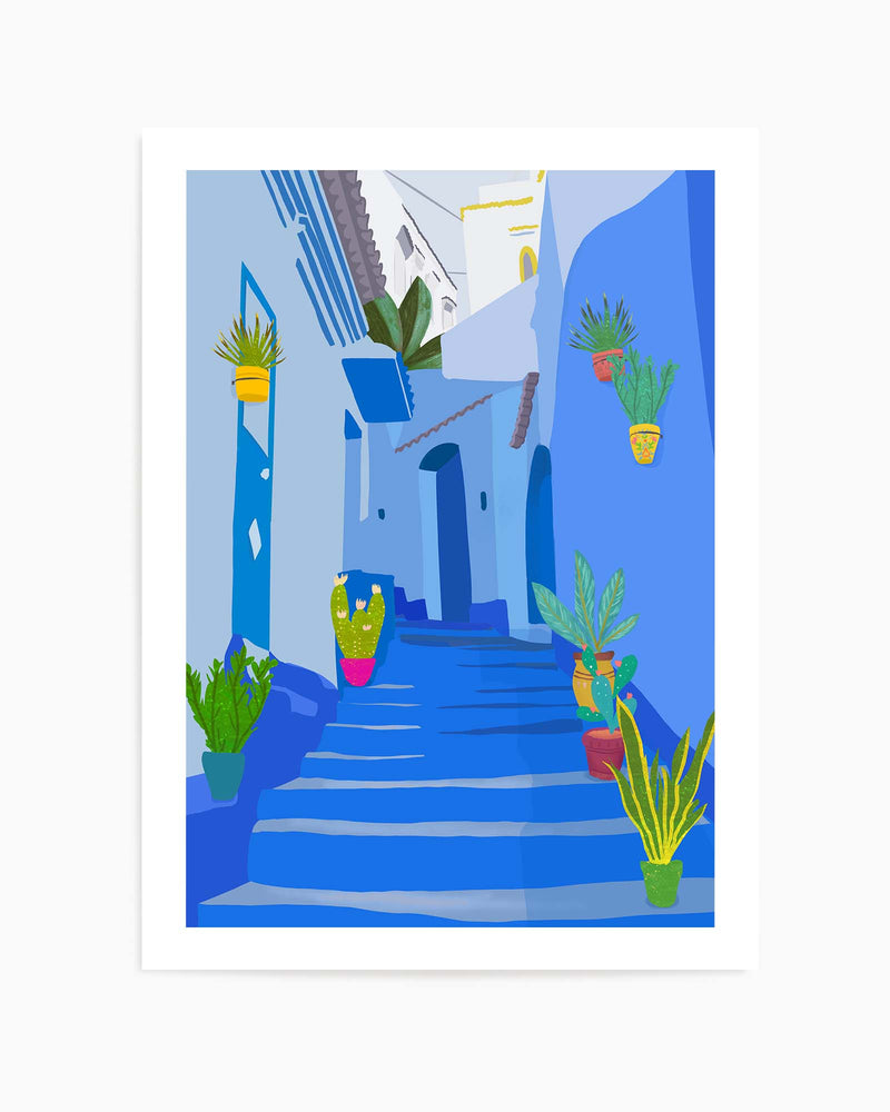 Blue City By Petra Lizde | Art Print