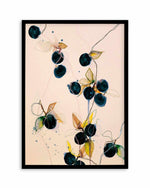 Blueberries by Leigh Viner Art Print