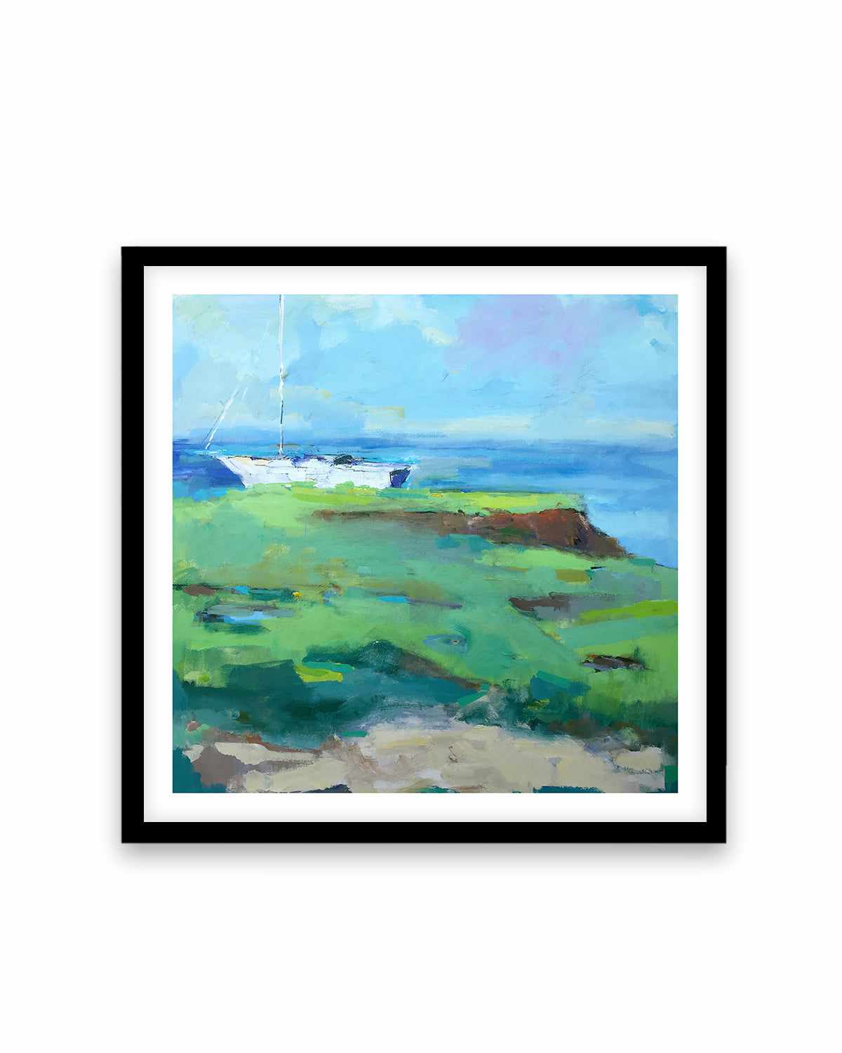 Bluff by Page Pearson Railsback Art Print