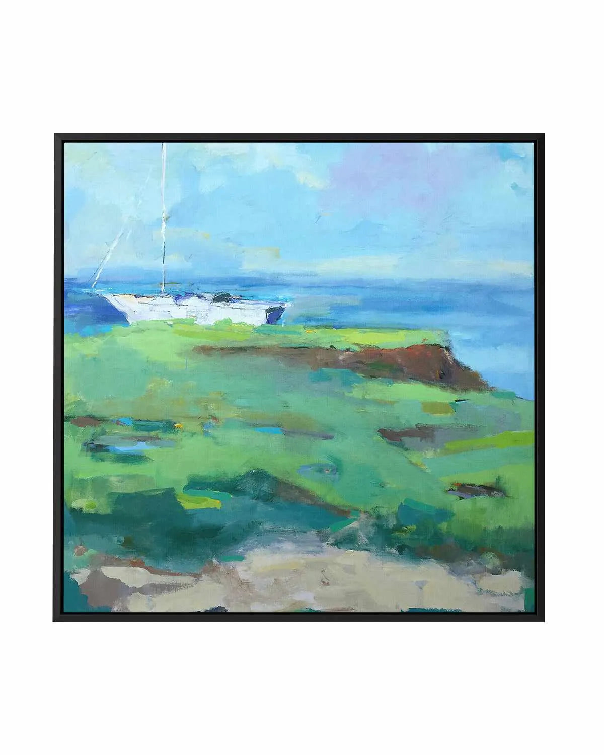 Bluff by Page Pearson Railsback | Framed Canvas Art Print from Olive et Oriel where you can shop wallpaper and artworks online