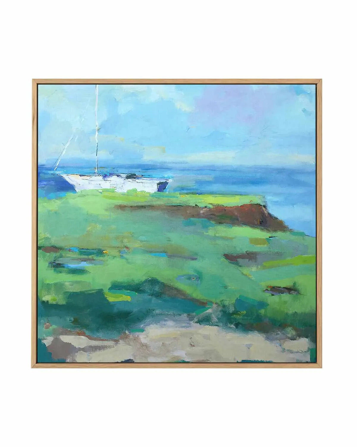 Bluff by Page Pearson Railsback | Framed Canvas Art Print from Olive et Oriel where you can shop wallpaper and artworks online