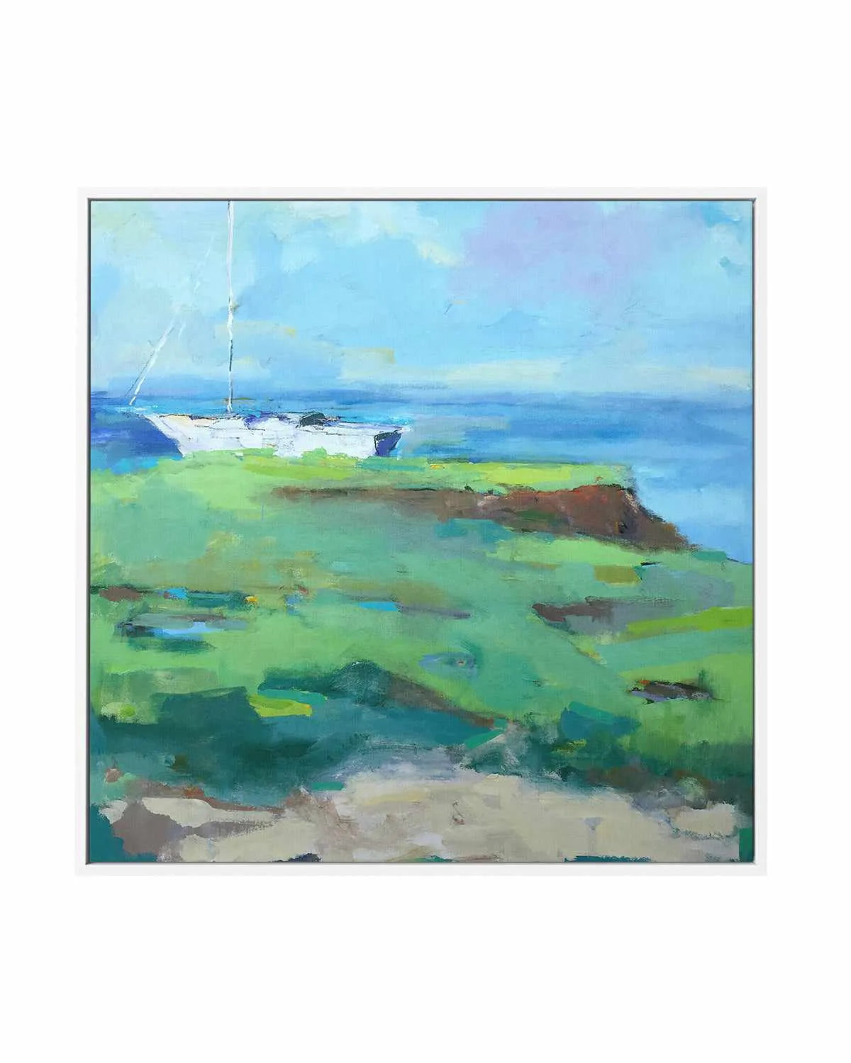 Bluff by Page Pearson Railsback | Framed Canvas Art Print from Olive et Oriel where you can shop wallpaper and artworks online