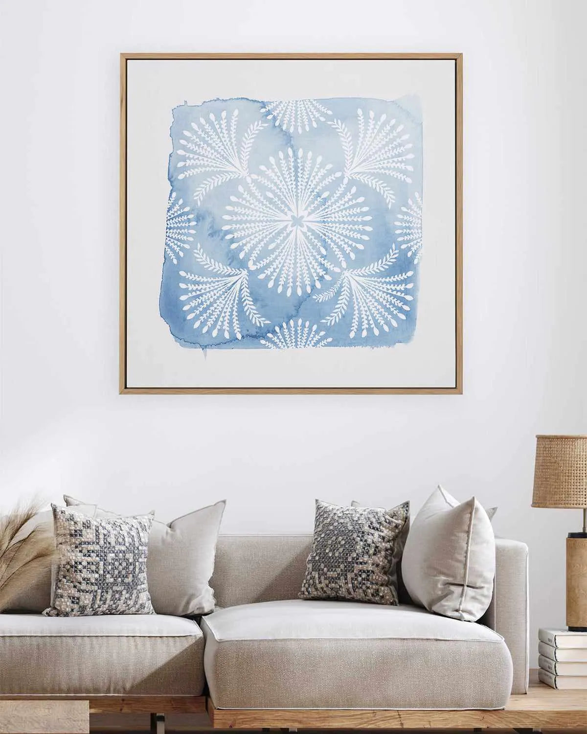 Blume | Framed Canvas Art Print from Olive et Oriel where you can shop wallpaper and artworks online