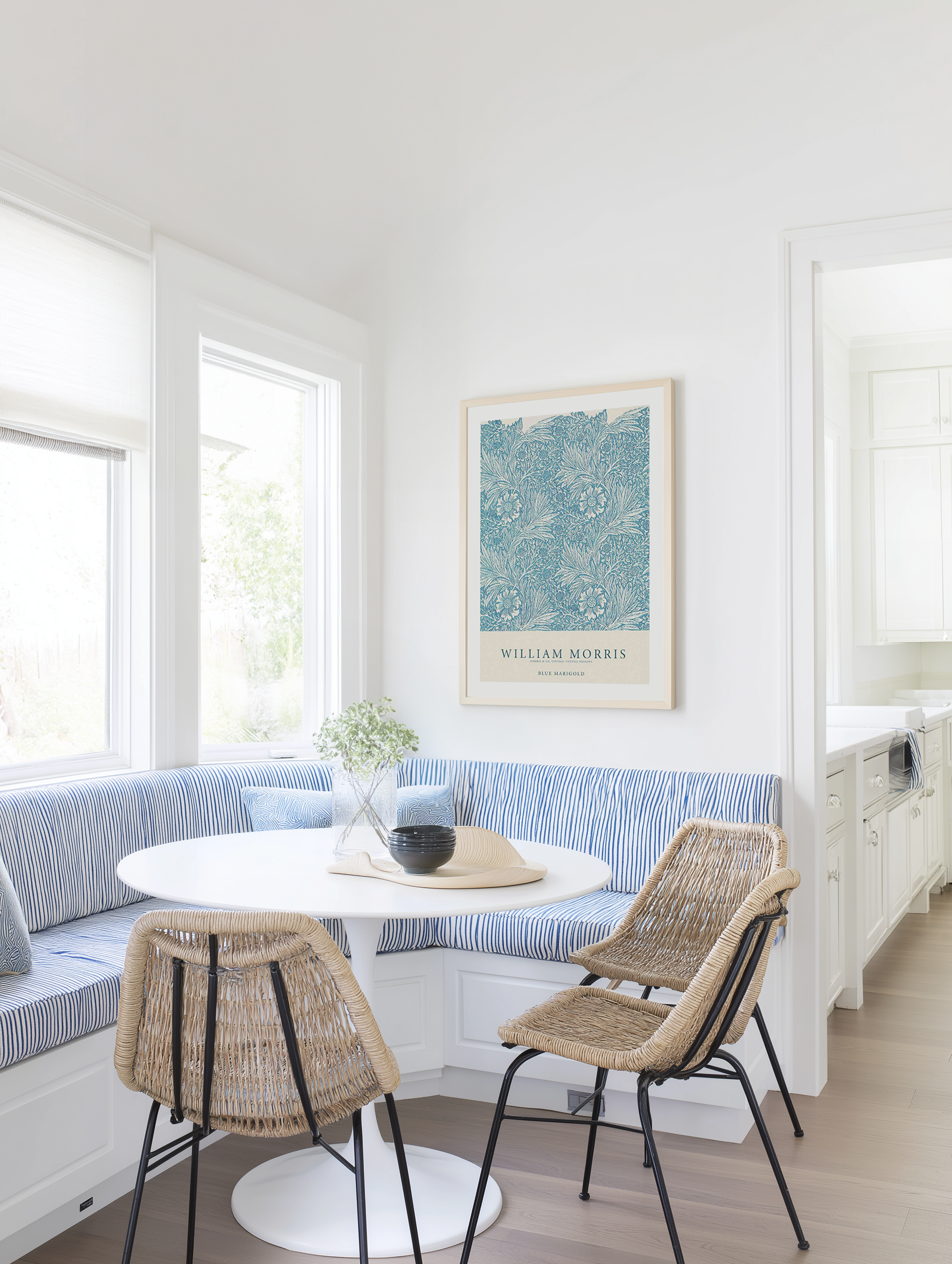 Blue Marigold by William Morris Art Print from Olive et Oriel where you can shop wallpaper and artworks online