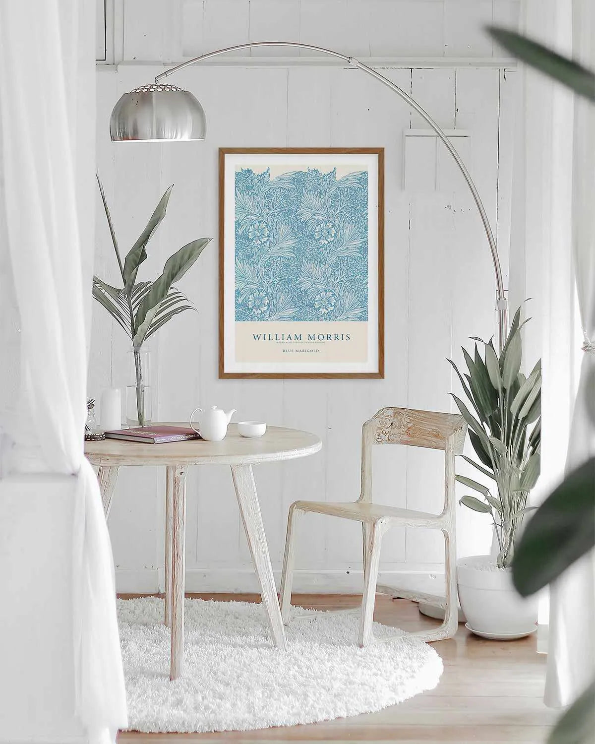 Blue Marigold by William Morris Art Print from Olive et Oriel where you can shop wallpaper and artworks online