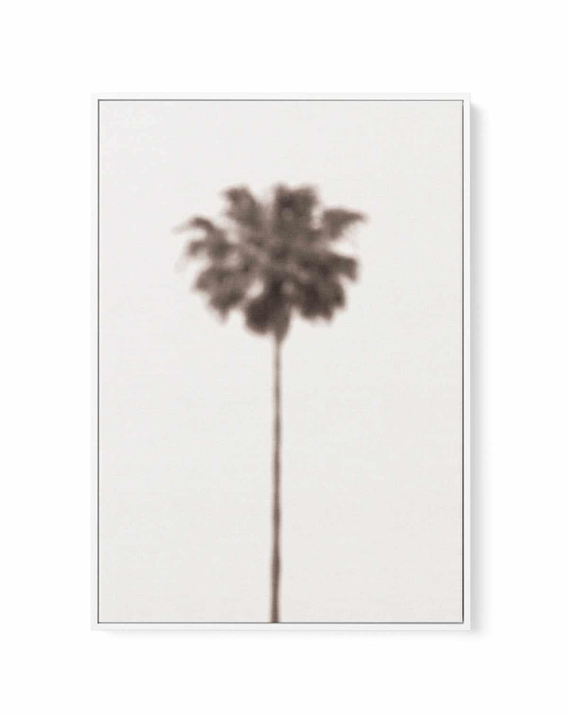 Blurred Palm Tree | Framed Canvas Art Print