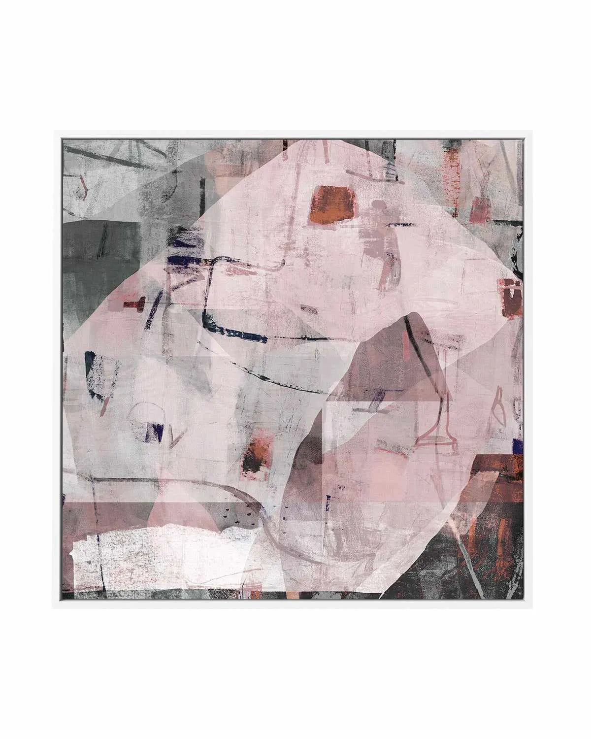 Blush Haze by Antonia Tzenova | Framed Canvas Art Print from Olive et Oriel where you can shop wallpaper and artworks online