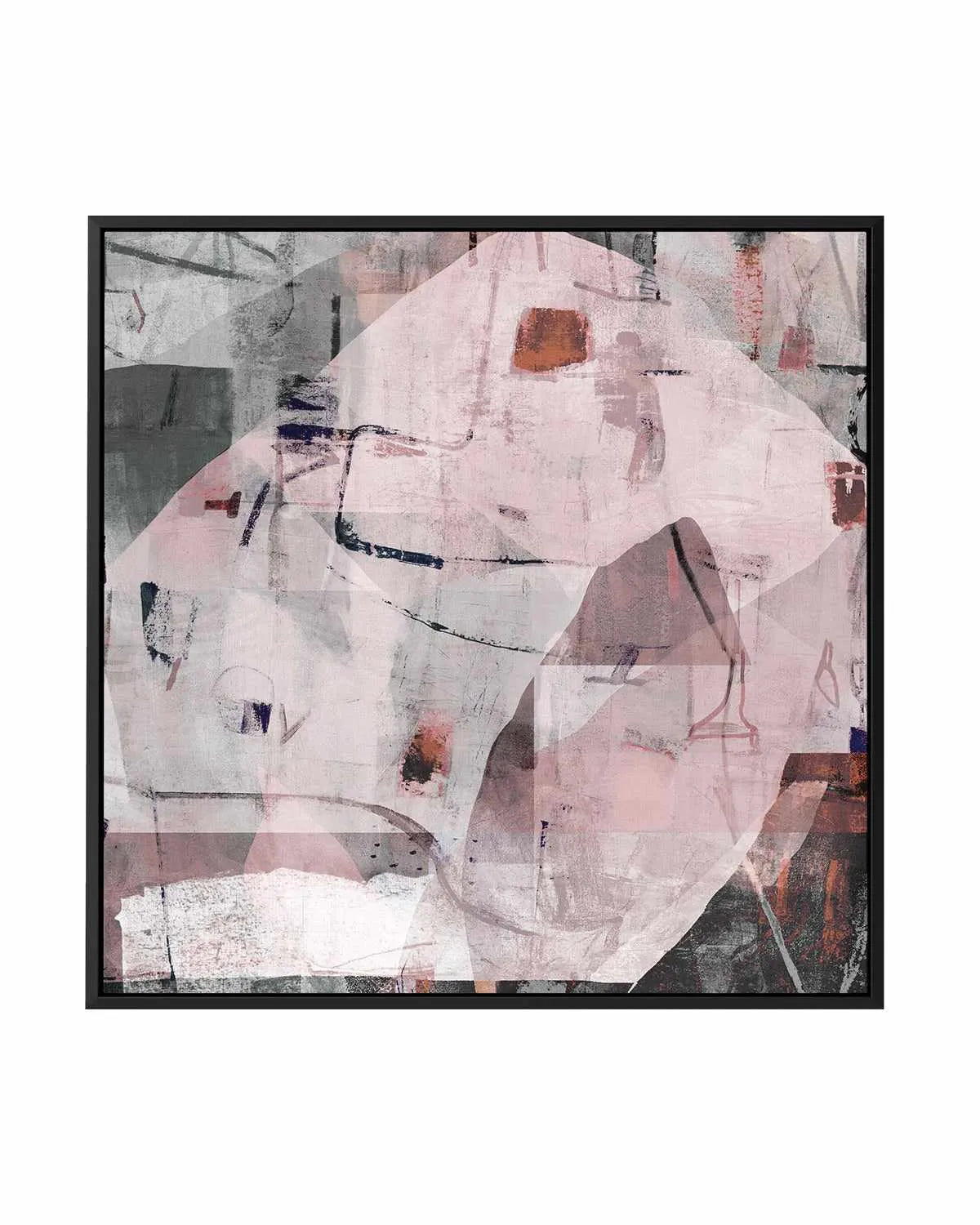 Blush Haze by Antonia Tzenova | Framed Canvas Art Print from Olive et Oriel where you can shop wallpaper and artworks online
