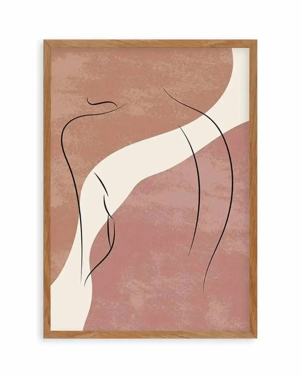 Blush Line Body I Art Print from Olive et Oriel where you can shop wallpaper and artworks online