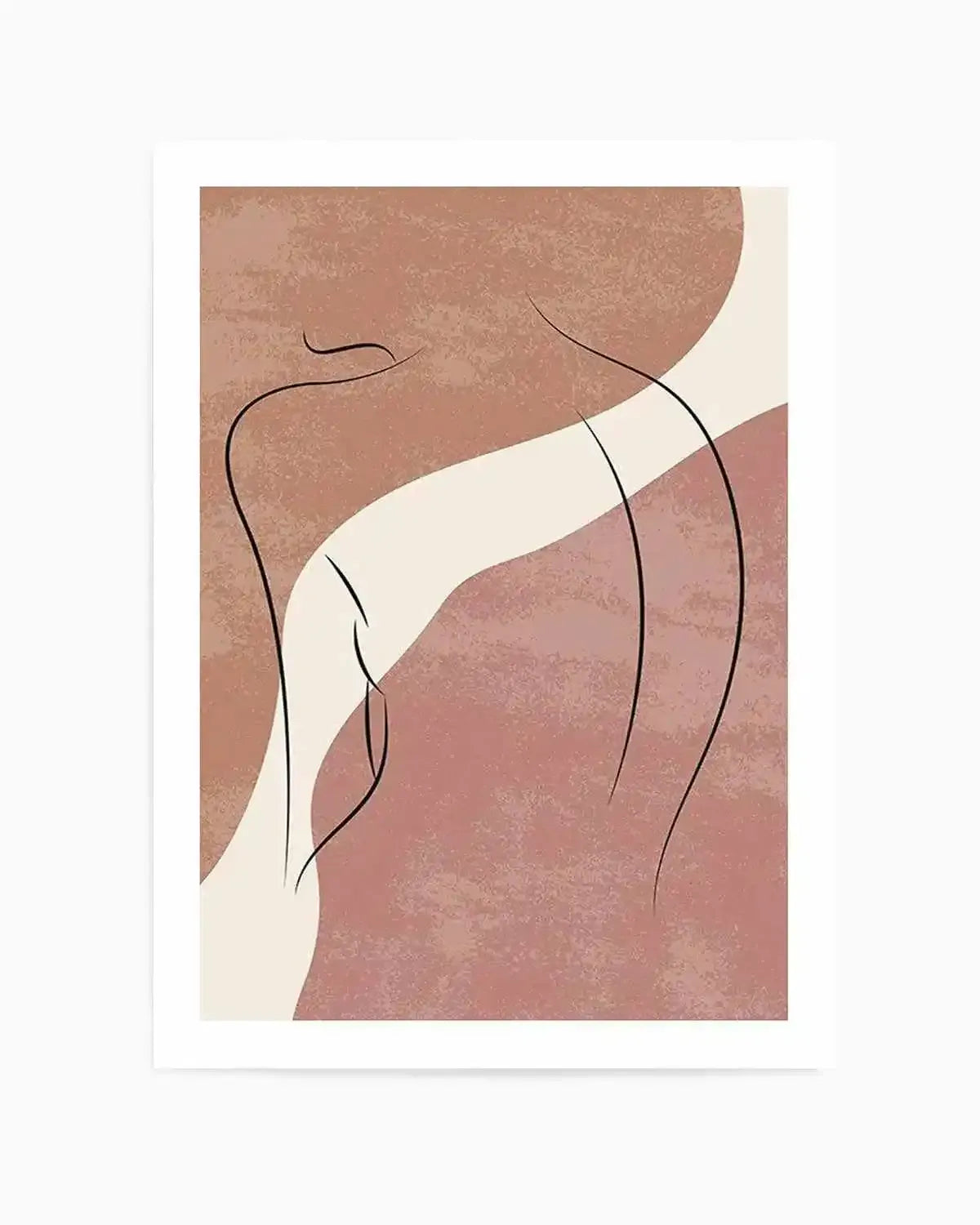 Blush Line Body I Art Print from Olive et Oriel where you can shop wallpaper and artworks online