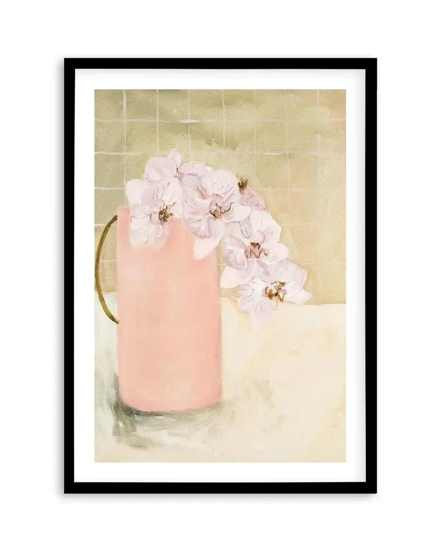 Blush Vase by Natalie Jane Art Print from Olive et Oriel where you can shop wallpaper and artworks online