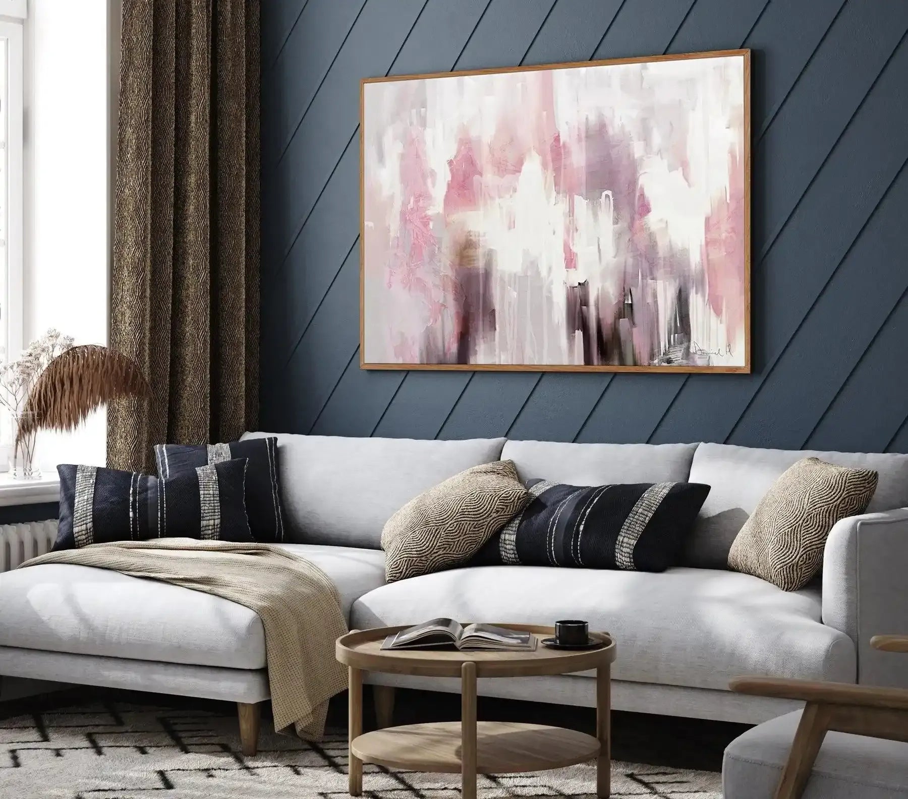 Blush by Dan Hobday | Framed Canvas-CANVAS-You can shop wall art online with Olive et Oriel for everything from abstract art to fun kids wall art. Our beautiful modern art prints and canvas art are available from large canvas prints to wall art paintings and our proudly Australian artwork collection offers only the highest quality framed large wall art and canvas art Australia - You can buy fashion photography prints or Hampton print posters and paintings on canvas from Olive et Oriel and have t