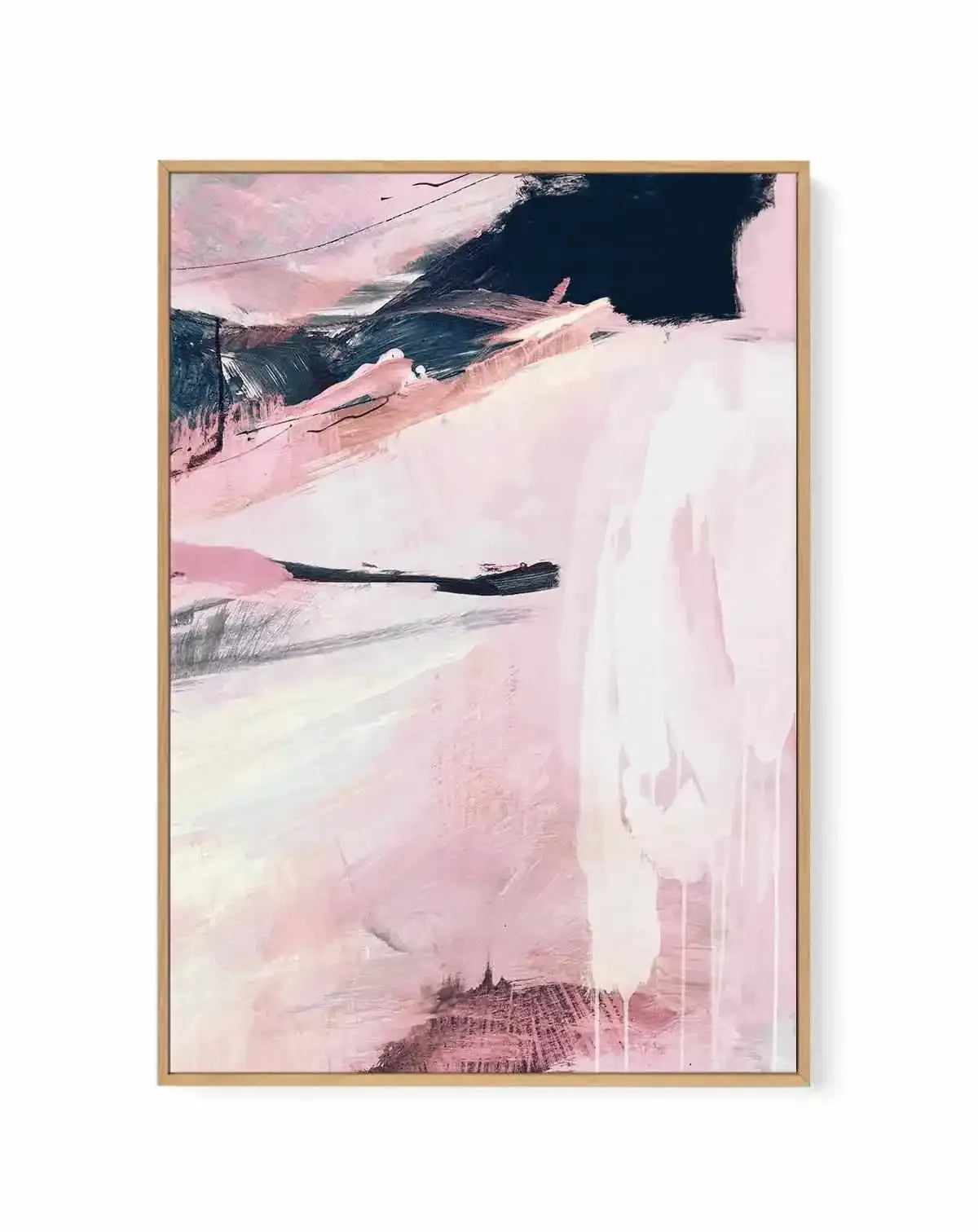 Blushed by Dan Hobday | Framed Canvas Art Print from Olive et Oriel where you can shop wallpaper and artworks online
