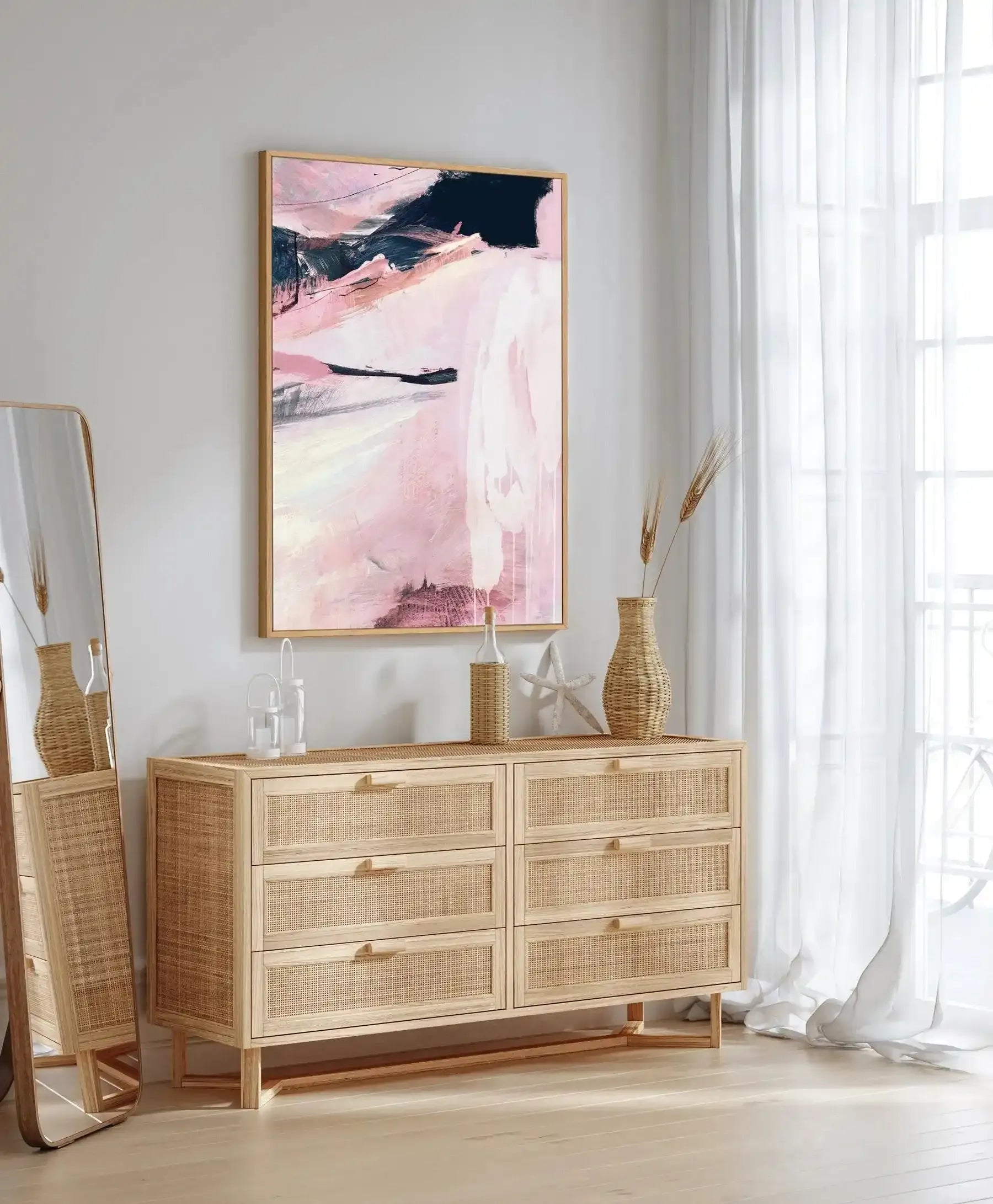 Blushed by Dan Hobday | Framed Canvas-CANVAS-You can shop wall art online with Olive et Oriel for everything from abstract art to fun kids wall art. Our beautiful modern art prints and canvas art are available from large canvas prints to wall art paintings and our proudly Australian artwork collection offers only the highest quality framed large wall art and canvas art Australia - You can buy fashion photography prints or Hampton print posters and paintings on canvas from Olive et Oriel and have