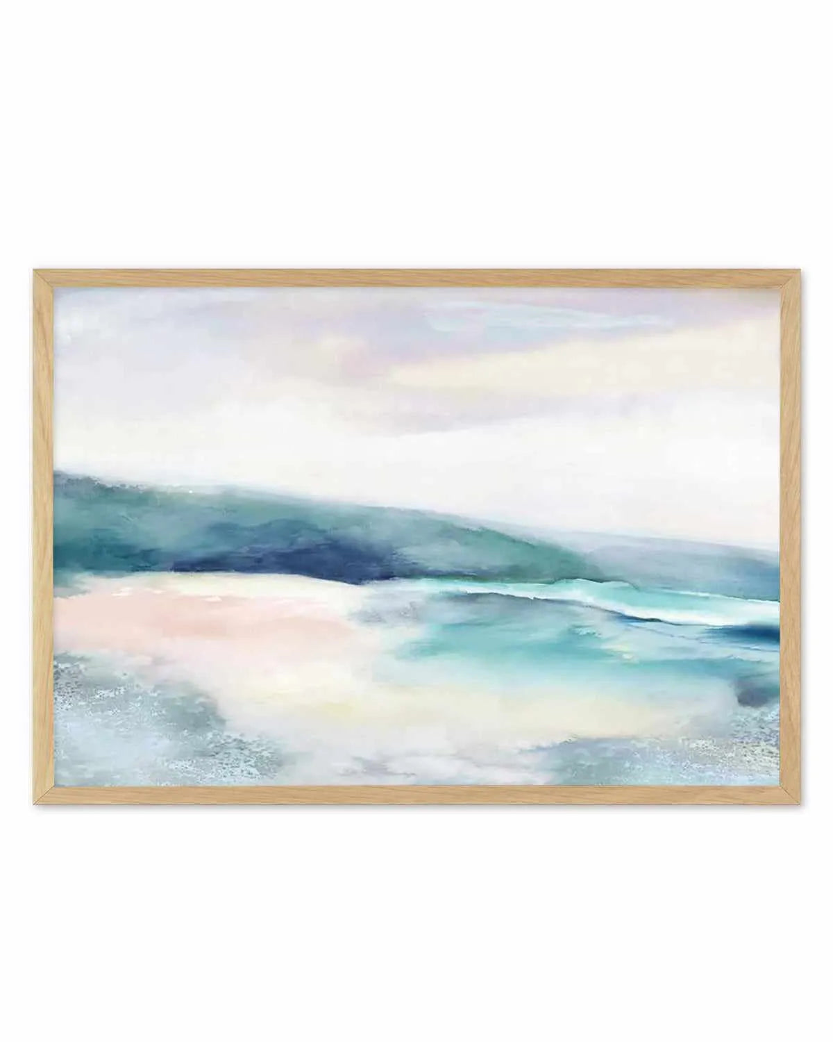 Blushing Blue Landscape Art Print from Olive et Oriel where you can shop wallpaper and artworks online