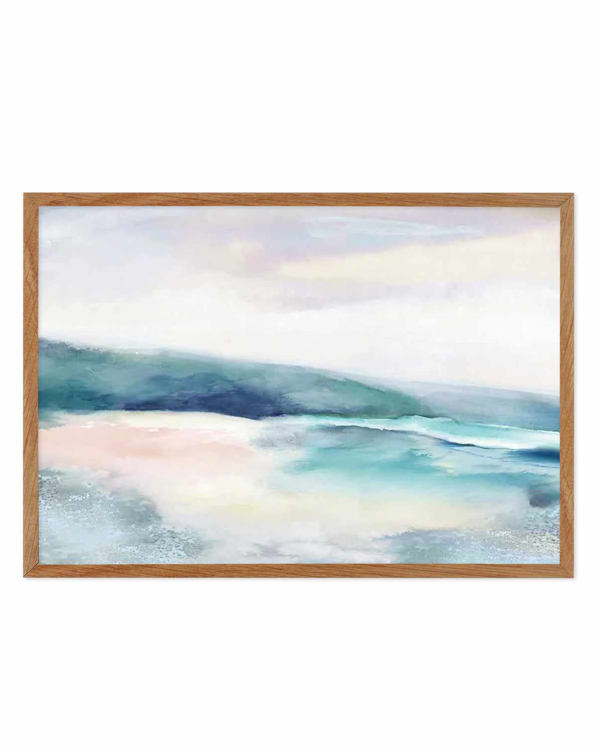 Blushing Blue Landscape Art Print