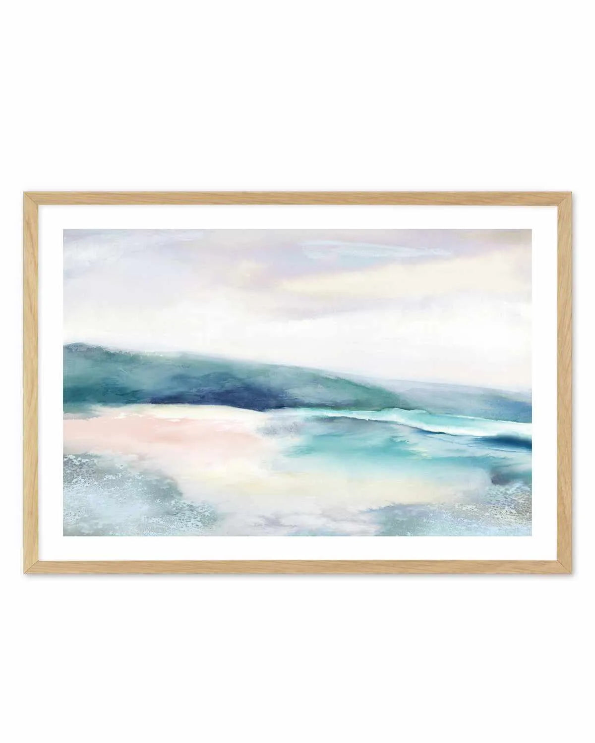 Blushing Blue Landscape Art Print from Olive et Oriel where you can shop wallpaper and artworks online