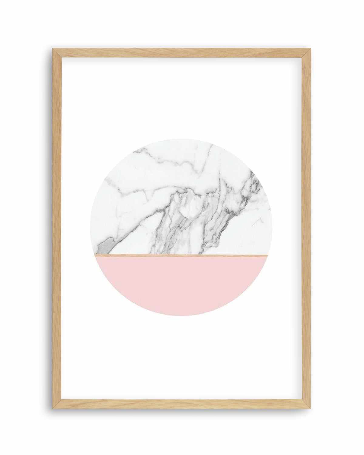 Blushing Moon Art Print