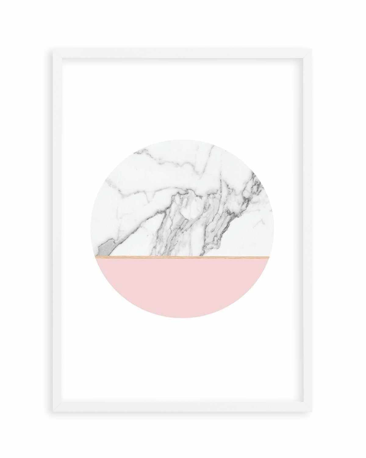 Blushing Moon Art Print