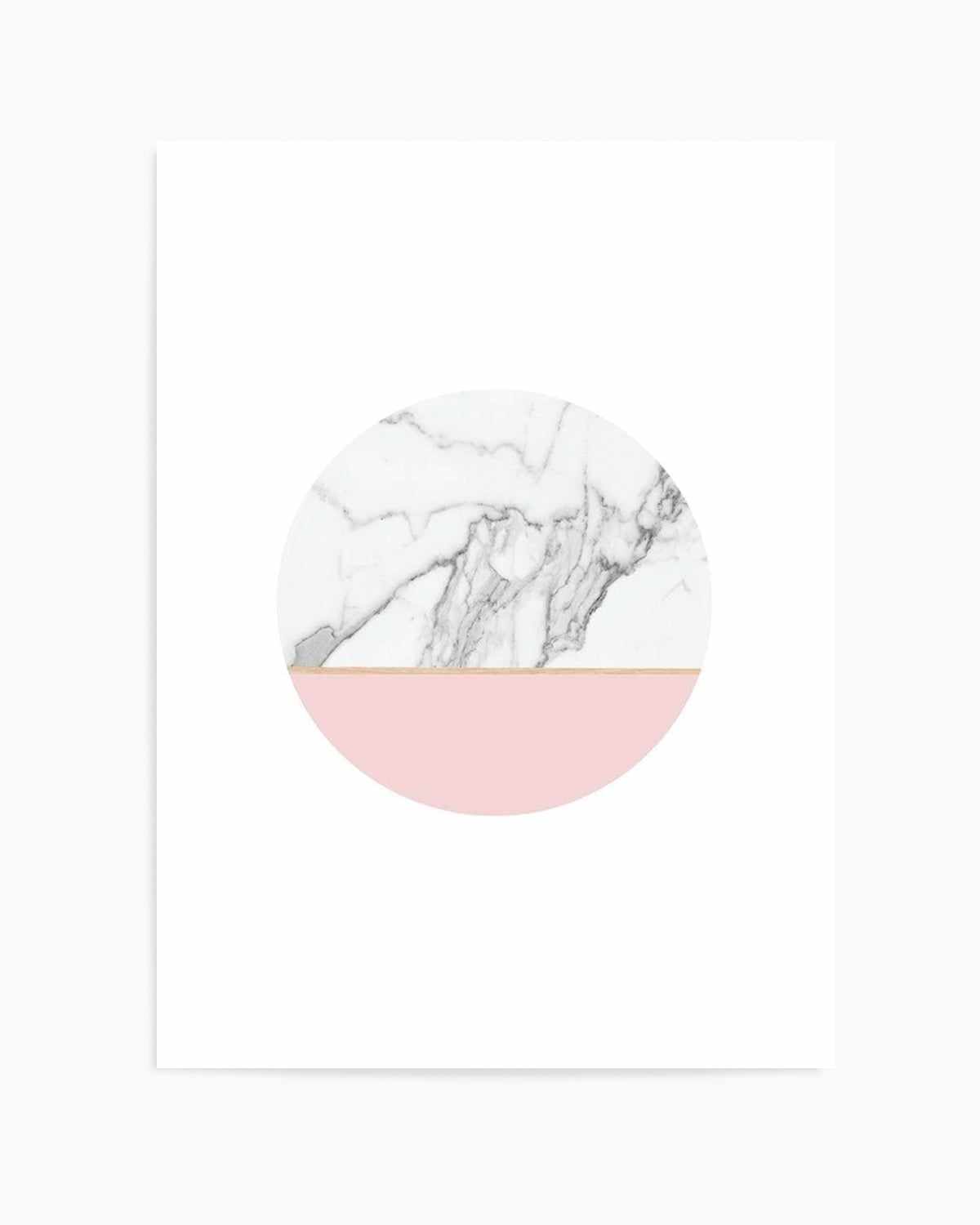 Blushing Moon Art Print