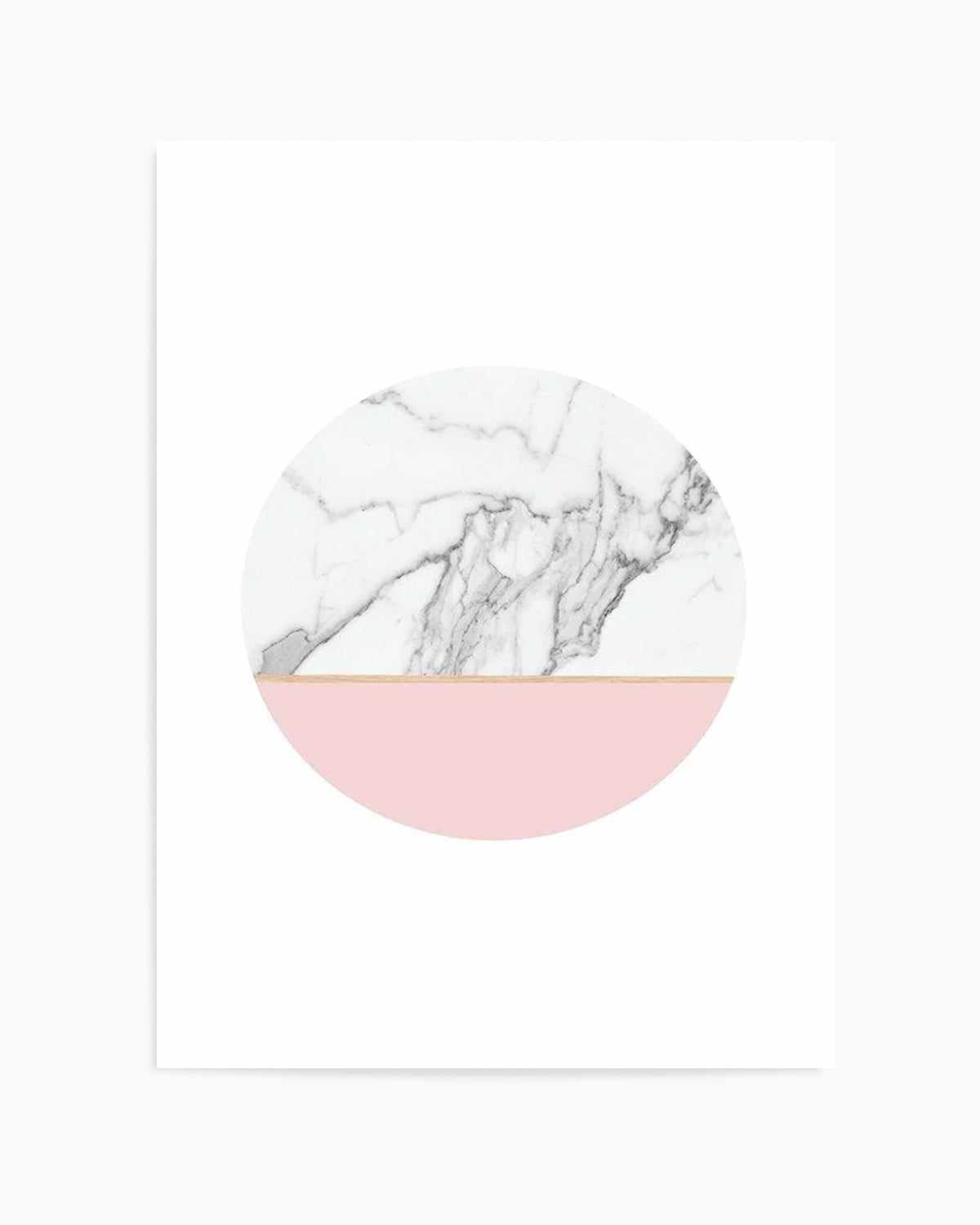 Blushing Moon Art Print