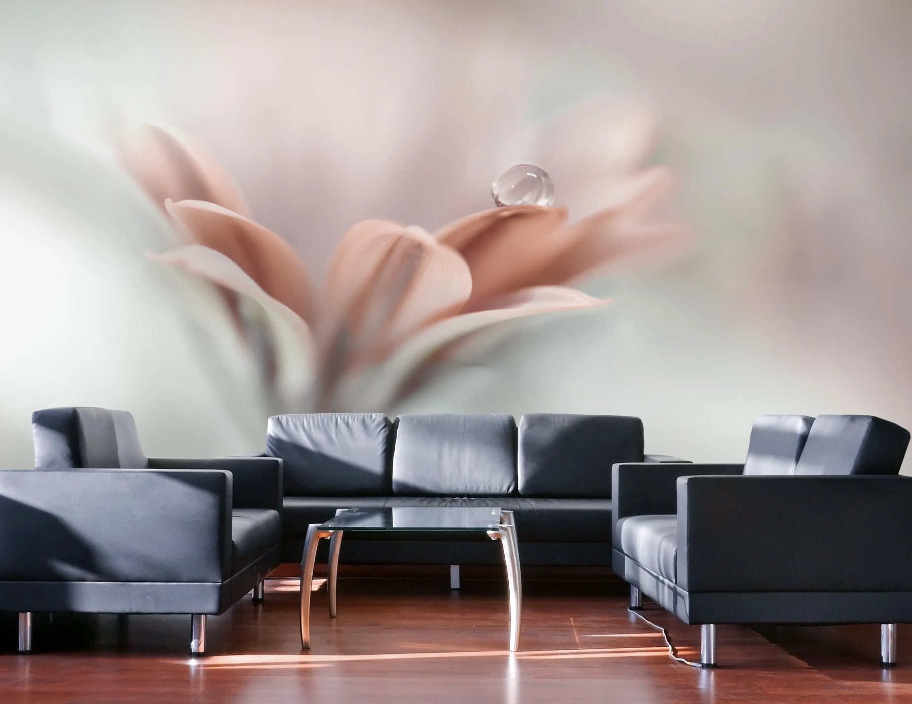 Blushing Bloom Photo Mural Wallpaper from Olive et Oriel where you can shop wallpaper and artworks online