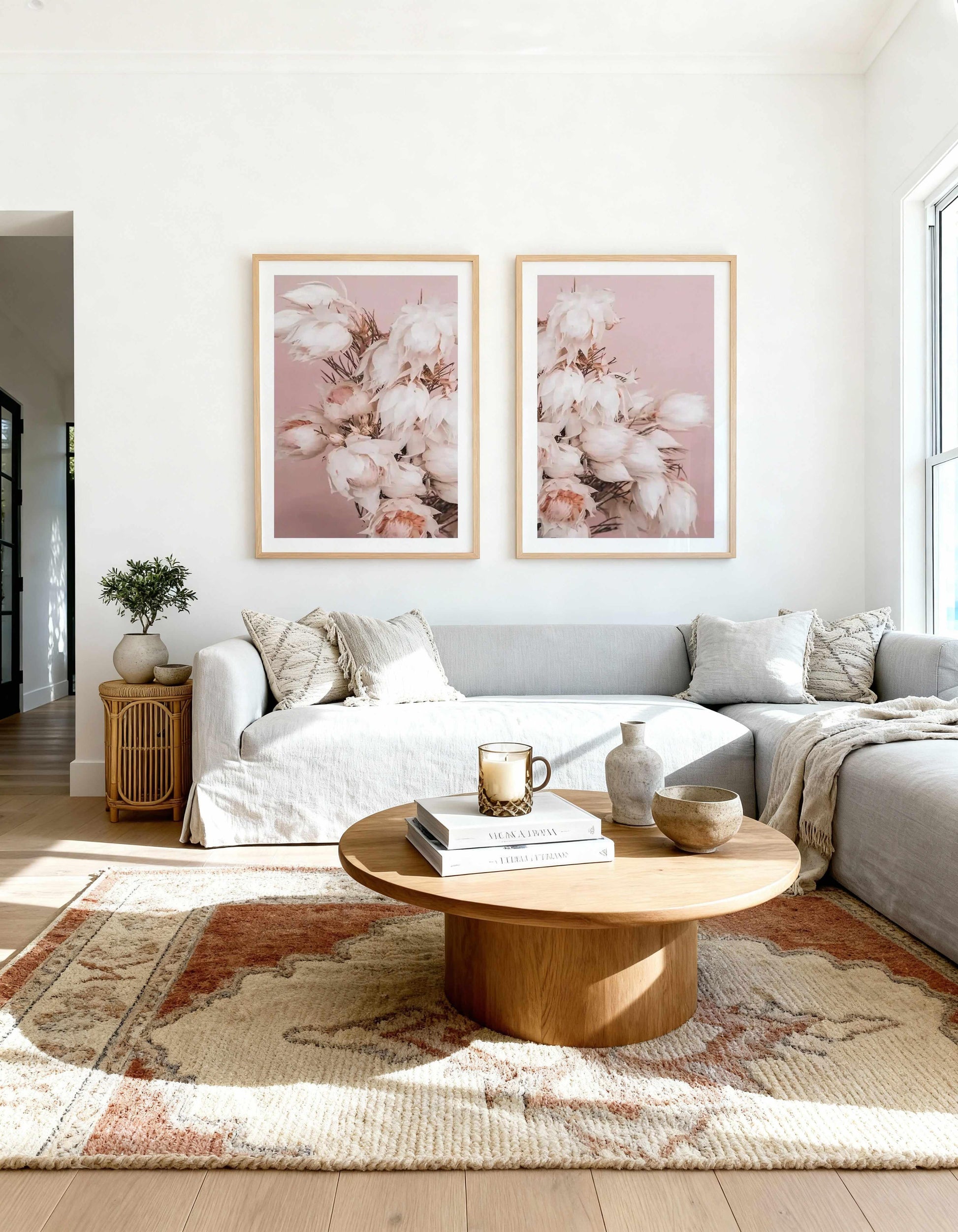 Blushing Bride I & II Art Print Set of 2 | Matching Wall Art from Olive et Oriel where you can shop wallpaper and artworks online
