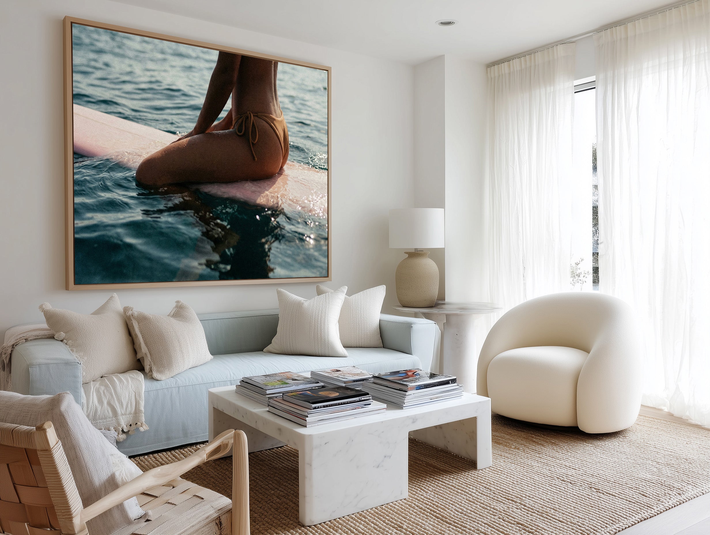 Board Member | Framed Canvas Art Print