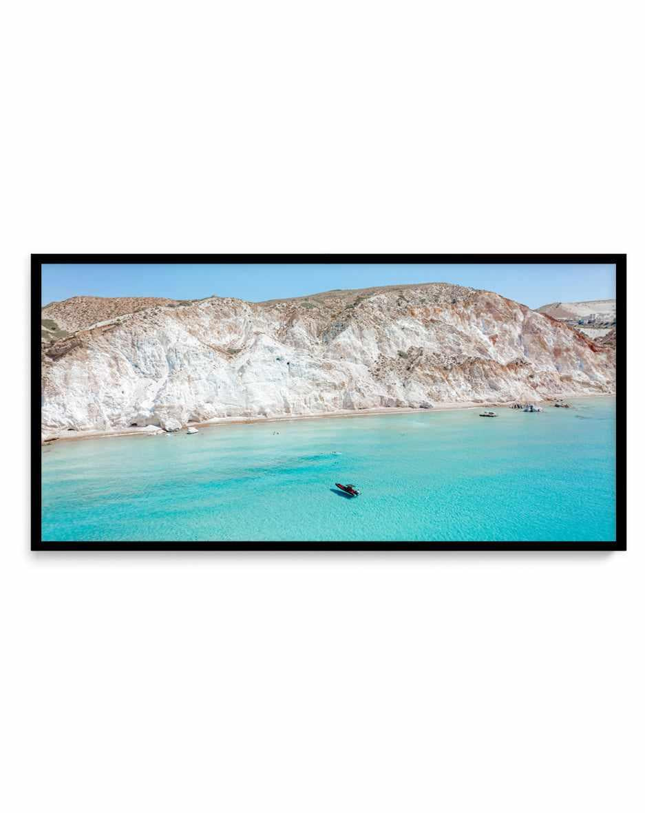 Boat Days Milos | Panoramic Art Print