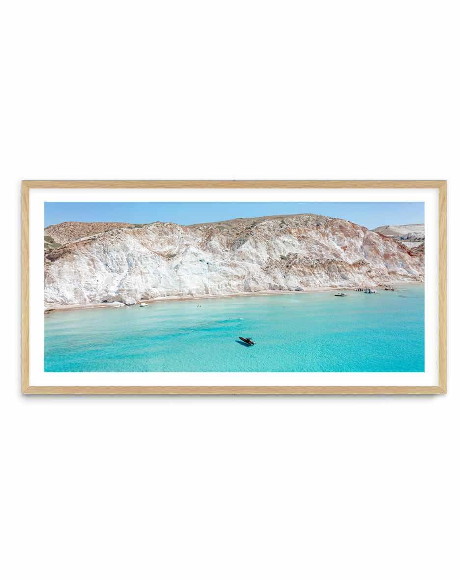 Boat Days Milos | Panoramic Art Print