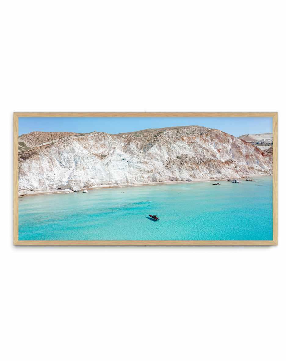 Boat Days Milos | Panoramic Art Print