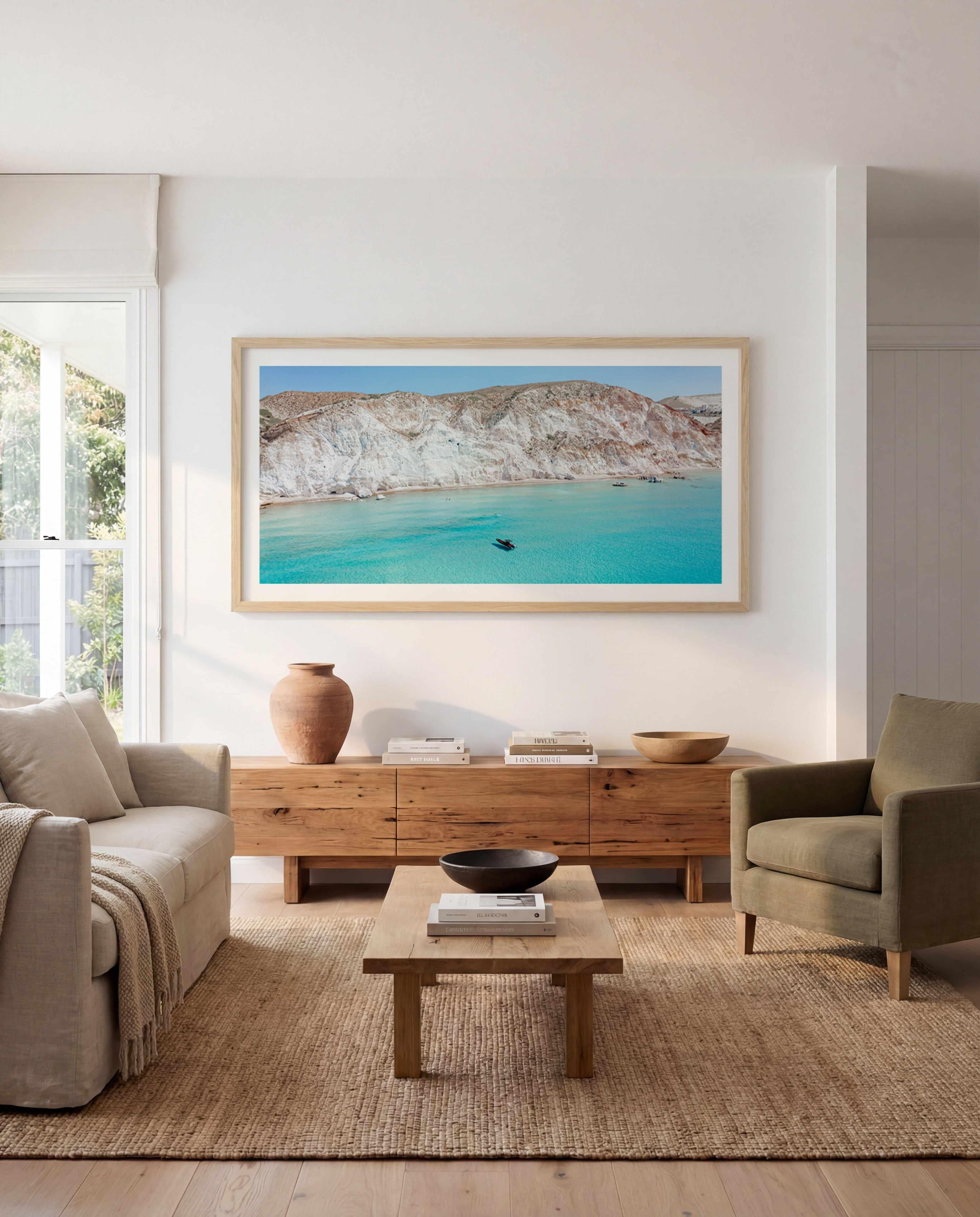 Boat Days Milos | Panoramic Art Print
