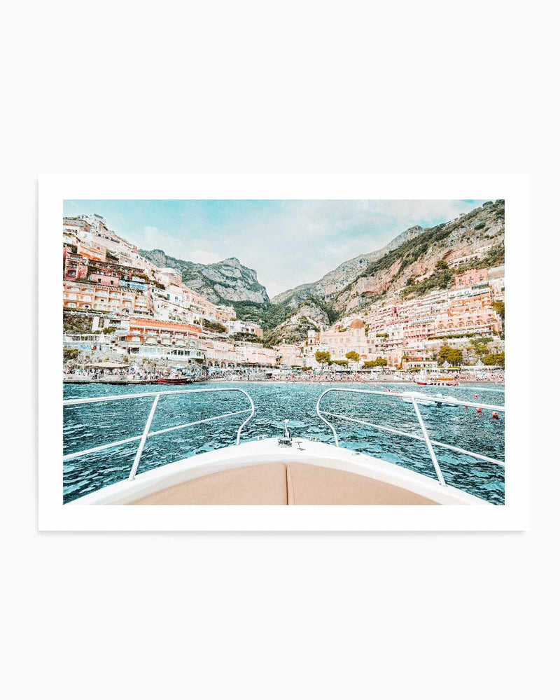 Boat Life, Positano | Art Print from Olive et Oriel where you can shop wallpaper and artworks online