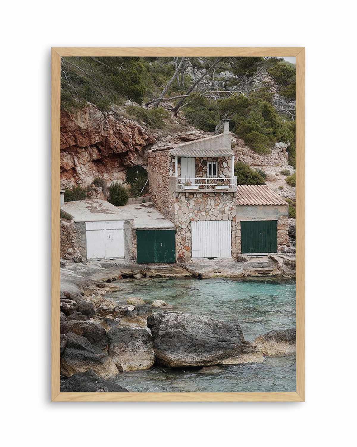 Boathouses by Renee Rae Art Print