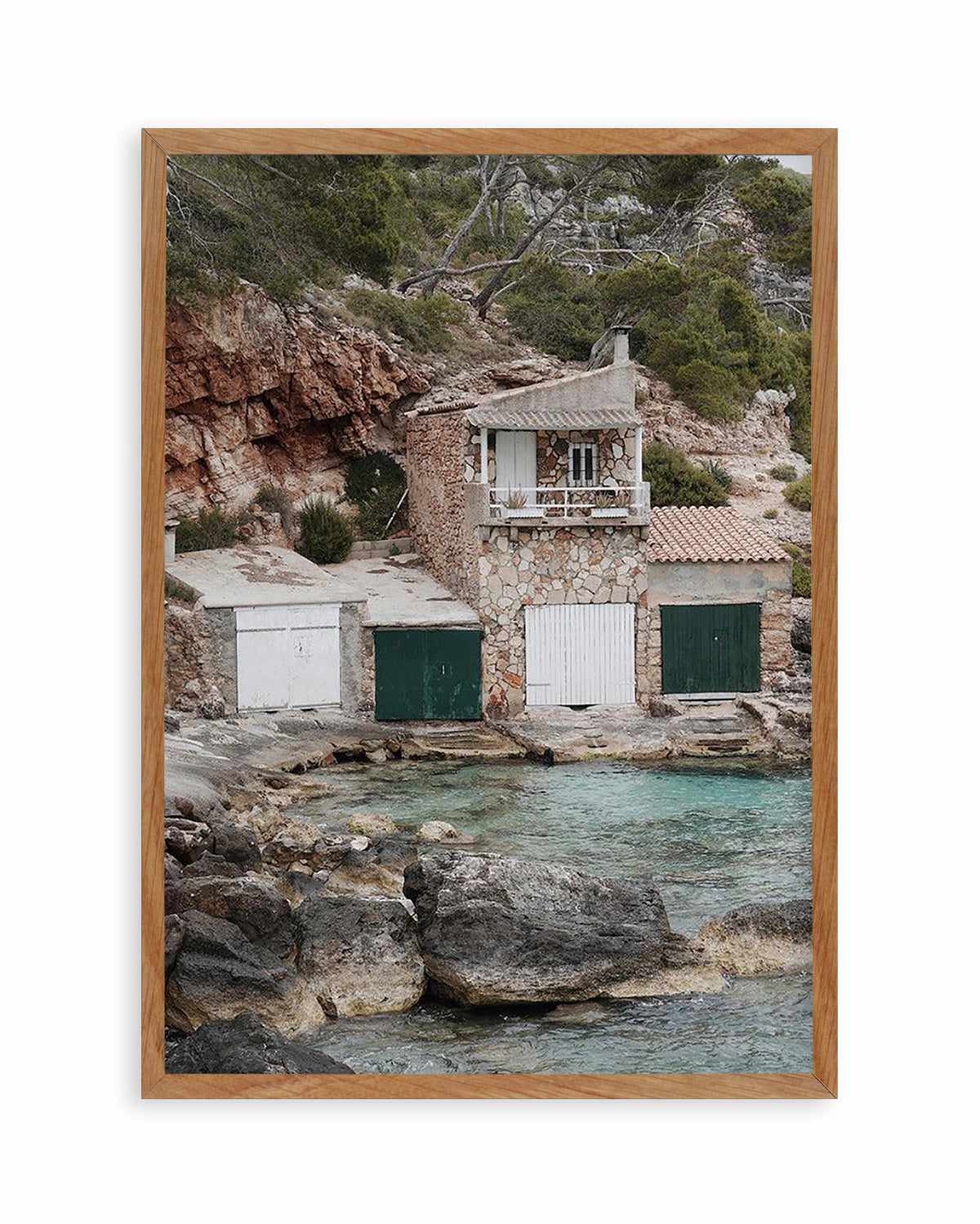 Boathouses by Renee Rae Art Print