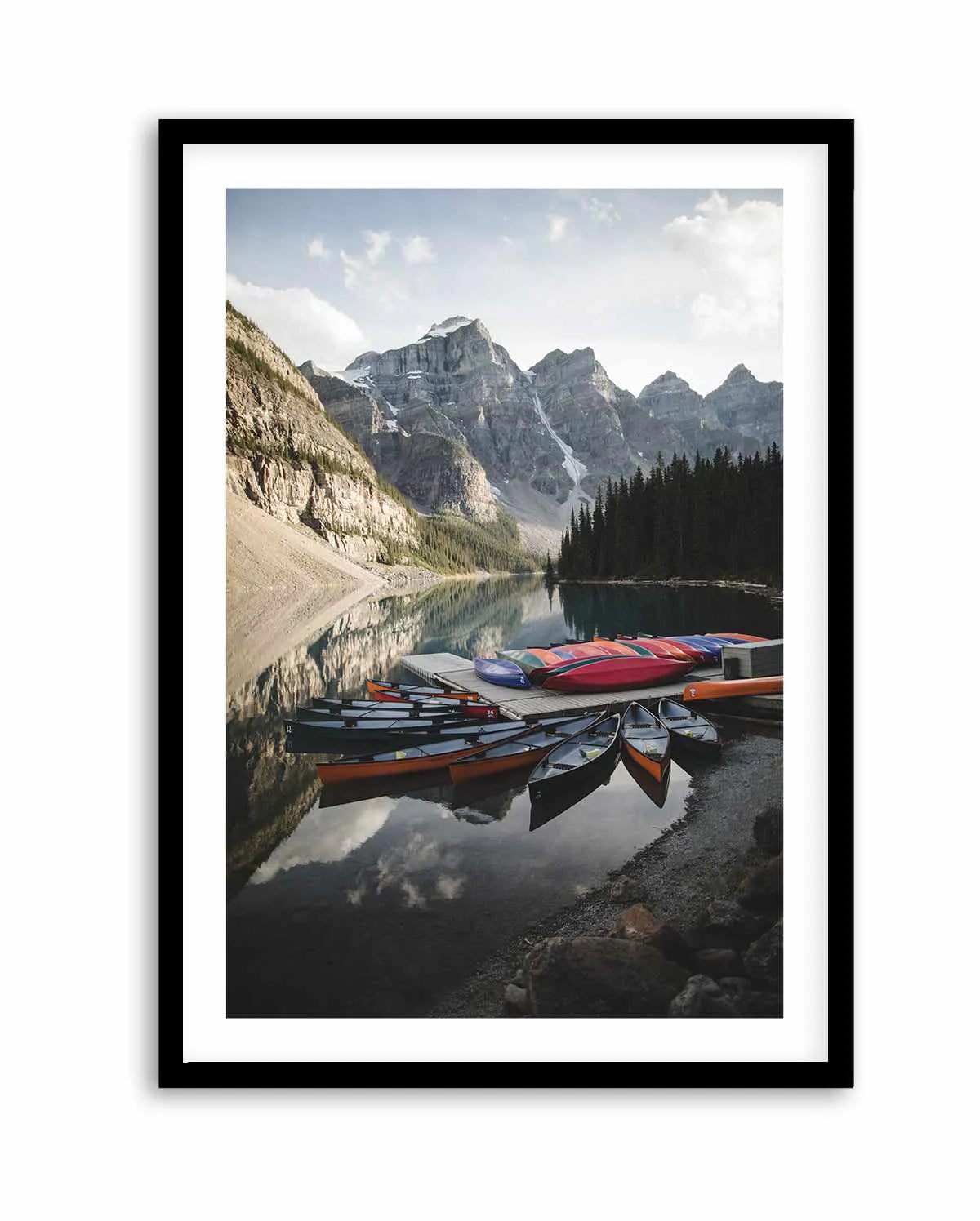 Boating in Banff by Kalen X | Art Print from Olive et Oriel where you can shop wallpaper and artworks online