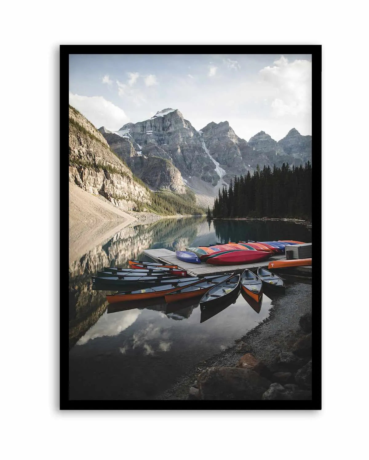Boating in Banff by Kalen X | Art Print from Olive et Oriel where you can shop wallpaper and artworks online