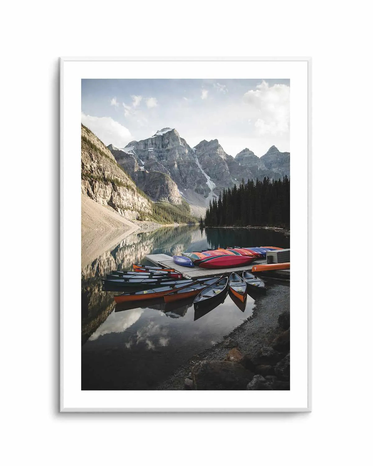 Boating in Banff by Kalen X | Art Print from Olive et Oriel where you can shop wallpaper and artworks online