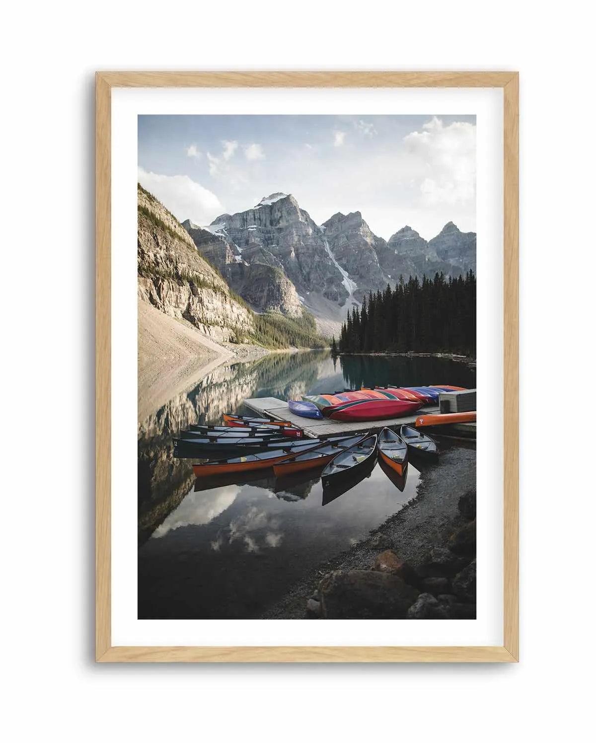 Boating in Banff by Kalen X | Art Print from Olive et Oriel where you can shop wallpaper and artworks online