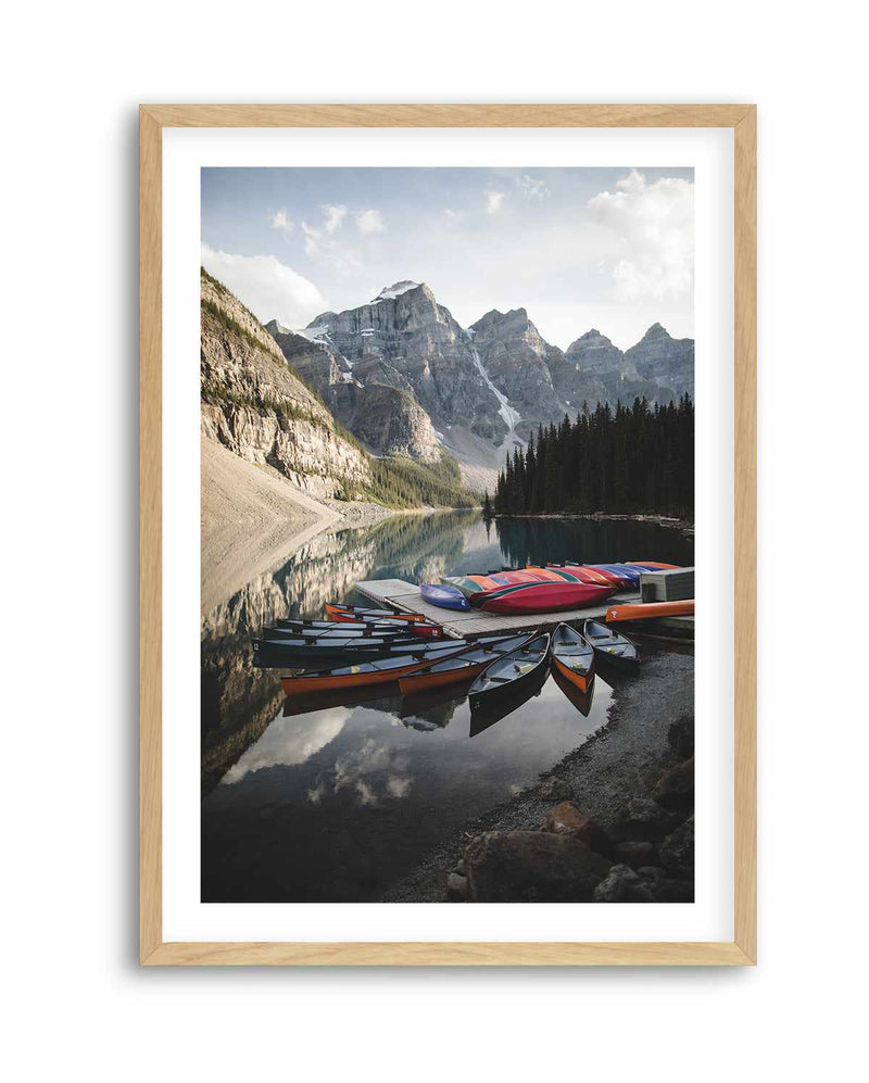 Boating in Banff by Kalen X | Art Print