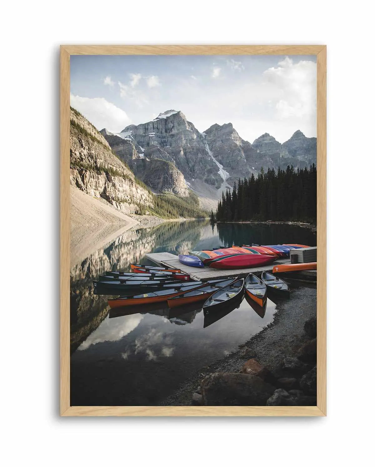 Boating in Banff by Kalen X | Art Print from Olive et Oriel where you can shop wallpaper and artworks online