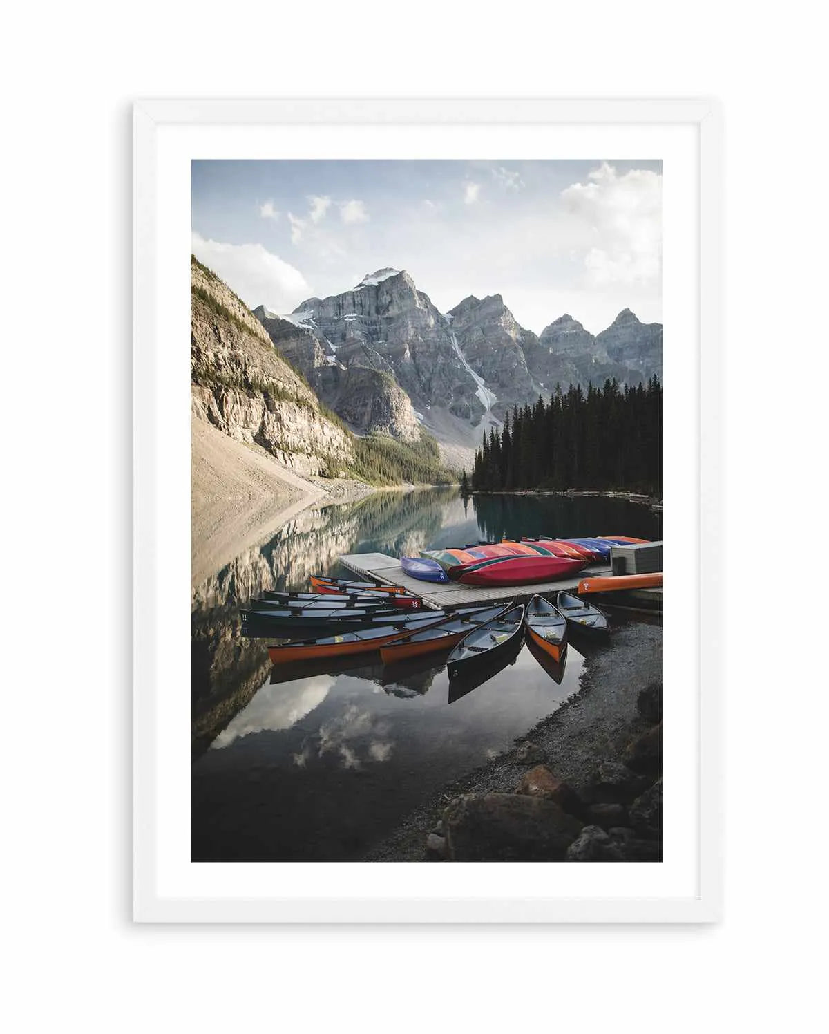 Boating in Banff by Kalen X | Art Print from Olive et Oriel where you can shop wallpaper and artworks online